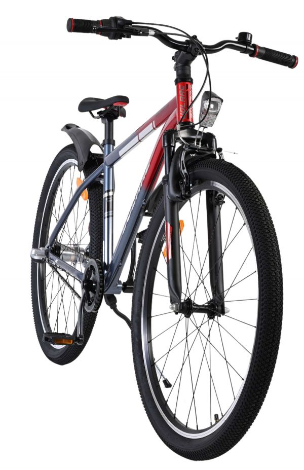 Volare XC Race Kinderfiets - 26 inch - Rood/Grijs - Nexus 3