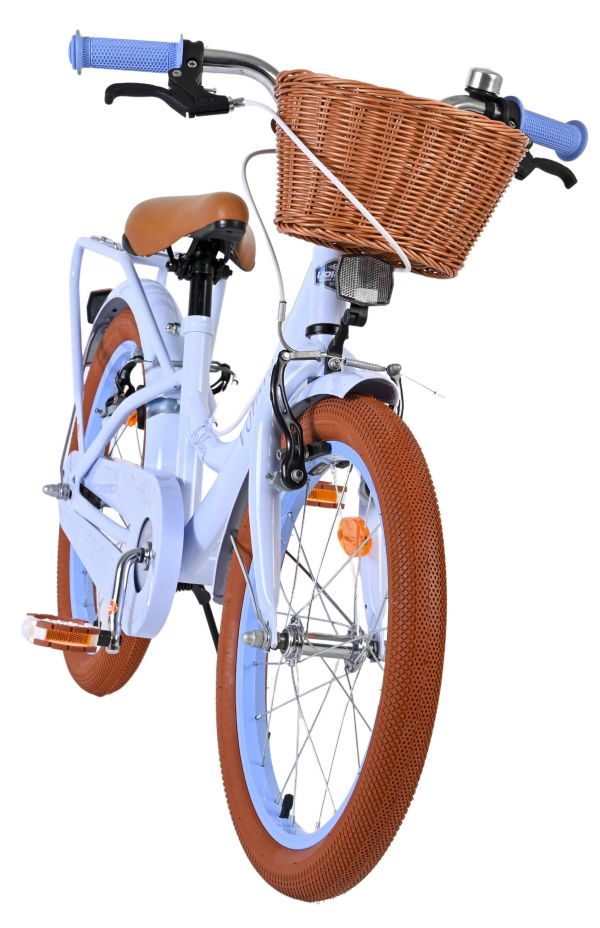 Volare Ashley Kinderfiets - Meisjes - 18 inch - Pastel Blauw - Twee handremmen