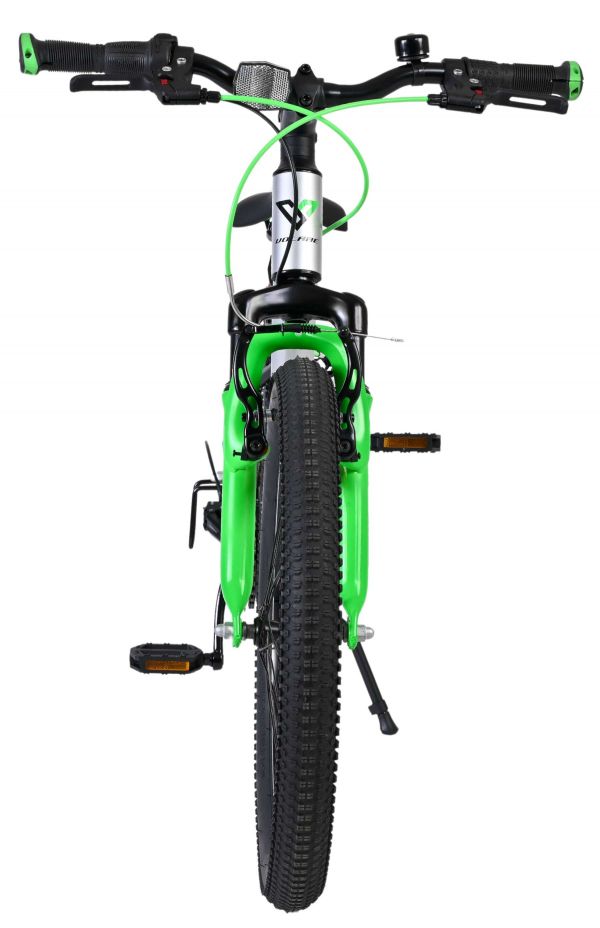 Volare Boost Kinderfiets - 20 inch - Zilver Groen - 7 versnellingen