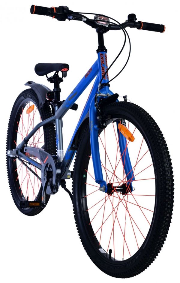 Volare Rocky Kinderfiets - Jongens - 24 inch - Blauw - Shimano Nexus 3