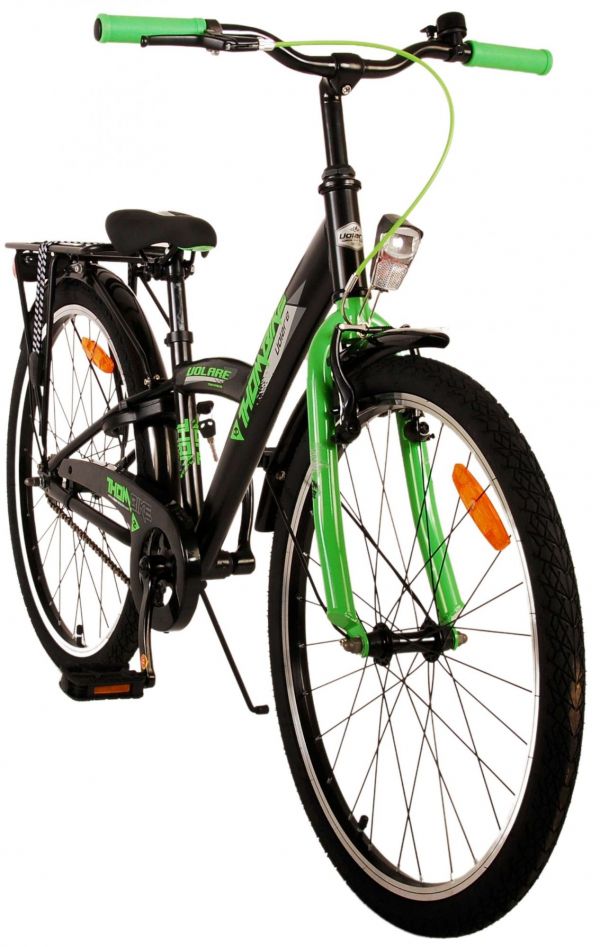 Volare Thombike Kinderfiets - Jongens - 24 inch - Zwart Groen