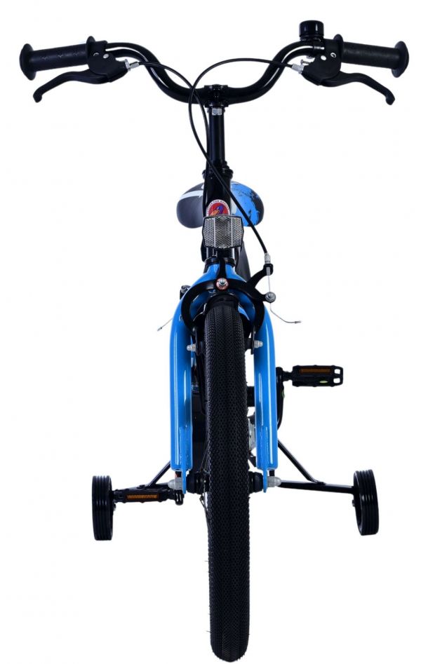 Volare Sportivo Kinderfiets - Jongens - 18 inch - Blauw Zwart - Twee Handremmen