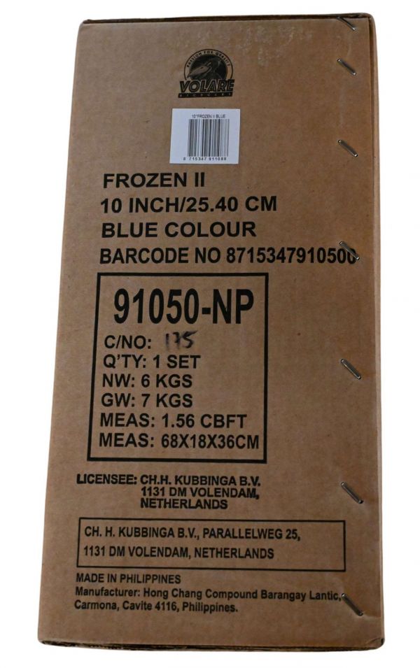 Disney Frozen 2 Kinderfiets - Meisjes - 10 inch - Blauw/Paars - Doortrapper