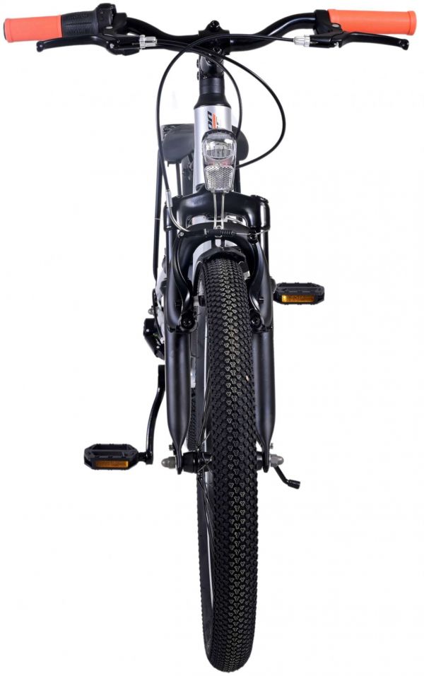 Volare Cross Kinderfiets - Jongens - 20 inch - Zilver - 6 versnellingen Volare Cross Kinderfiets - Jongens - 20 inch - Zilver - 6 versnellingen