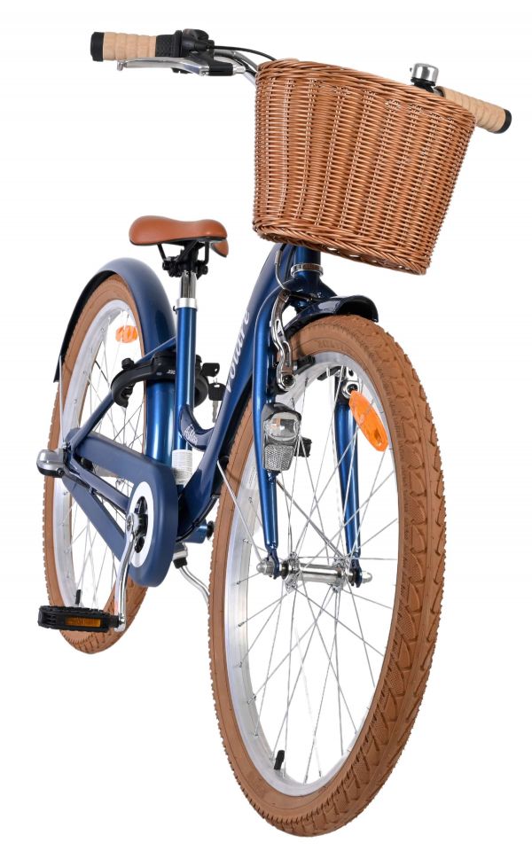 Volare Ashley Kinderfiets - Meisjes - 24 inch - Blauw - Shimano Nexus 3