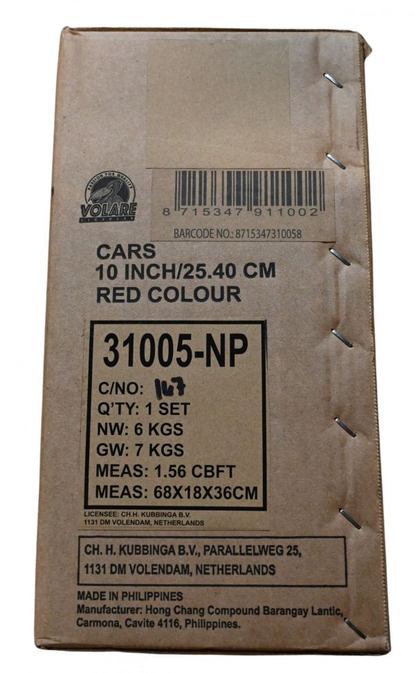 Disney Cars Kinderfiets - Jongens - 10 inch - Rood - Doortrapper Disney Cars Kinderfiets - Jongens - 10 inch - Rood - Doortrapper