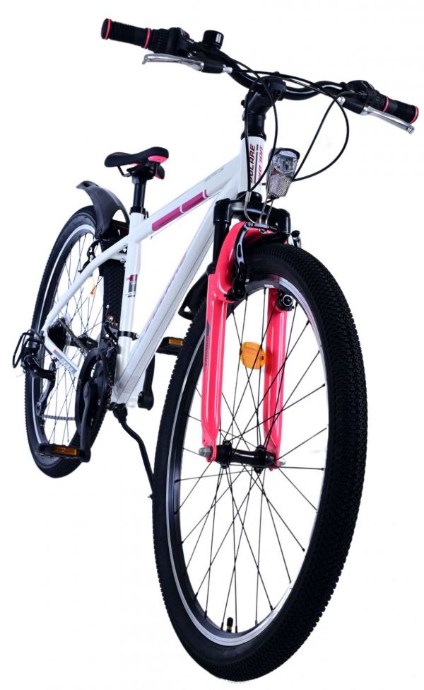 Volare XC Race Kinderfiets - 26 inch - Wit Roze - 21 versnellingen