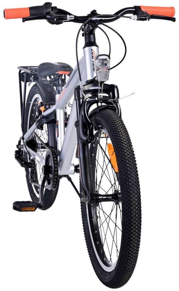 Volare Cross Kinderfiets - Jongens - 20 inch - Zilver - 6 versnellingen Volare Cross Kinderfiets - Jongens - 20 inch - Zilver - 6 versnellingen