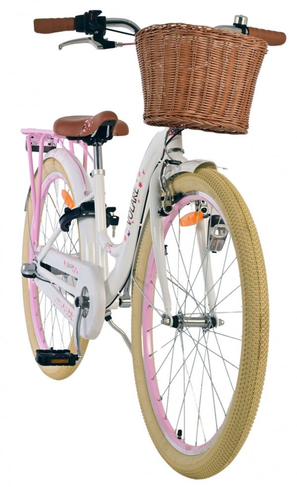 Volare Blossom Kinderfiets - Meisjes - 26 inch - Wit - Nexus 3 versnellingen