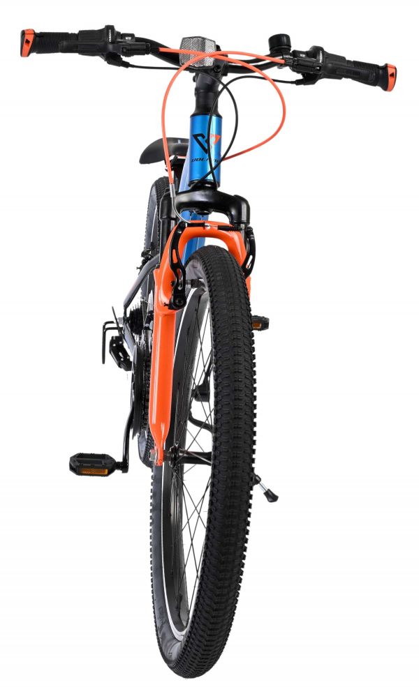 Volare Boost Kinderfiets - 24 inch - Blauw Oranje - 21 versnellingen