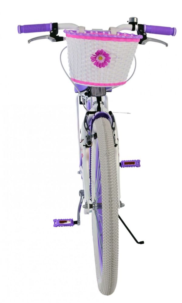 Volare Lovely Kinderfiets - Meisjes - 24 inch - Paars - Twee handremmen